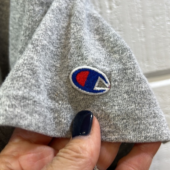 Champion Vintage T Shirt 1980's Cotton Rayon Single Stitch Heather - Picture 5 of 7
